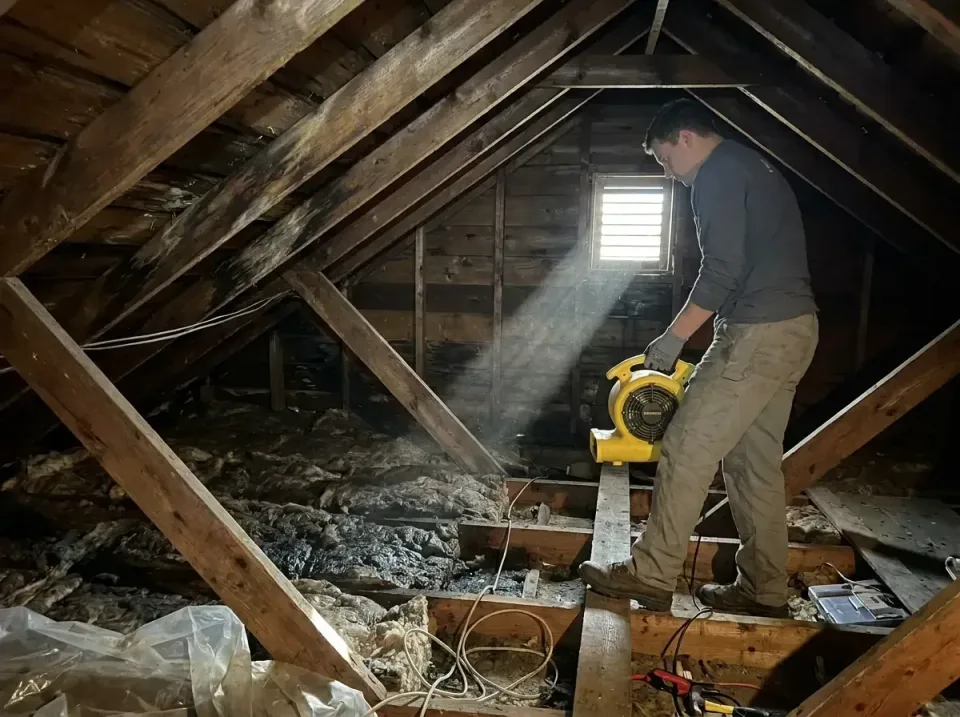 attic-water-damage-drying-proc-007 — frequently asked questions, Emergency Water Extraction & 24/7 Flood Response in Red Chu…